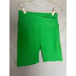 Beyond Yoga Green At Your Leisure High Waisted Biker Shorts Sz. XL